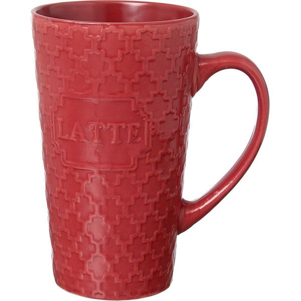 Чашка керамическая Sweet Latte красная 510 мл