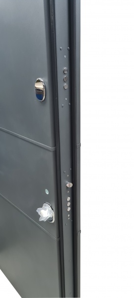 Дверь входная Булат Elegant 703 грей 2050x850 мм правая