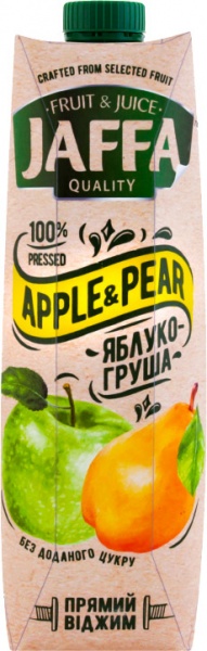 Сок Jaffa Яблочно-грушевый 0,95л 