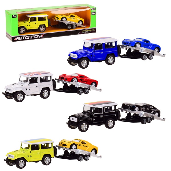 Набор Автопром Машина с прицепом 1:50 7415