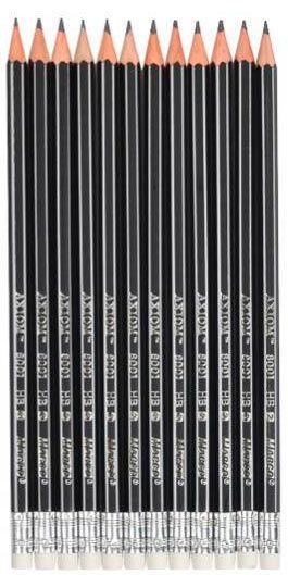 Олівець графітний Axiom 8001Е-12СВ