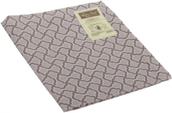 Серветка La Nuit Мартос 40x40 см сіро-коричневий 