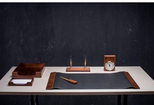 Подставка настольная из натурального дерева bestar 6 предметов орех 6148XDX