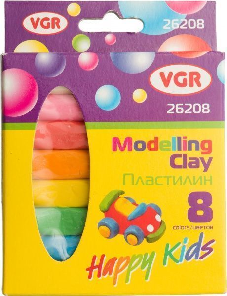 Пластилін 8 кольорів 26208