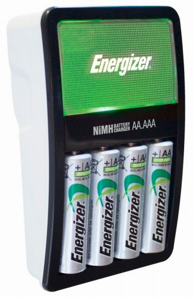 Зарядний пристрій Energizer Maxi Charger EU + 4AA NH15 2000 mAh precharged AA (R6, 316) 5 шт. (E300321200) 