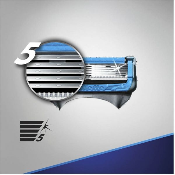 Сменный картридж Gillette ProShield 5 Chill Fusion 4 шт.