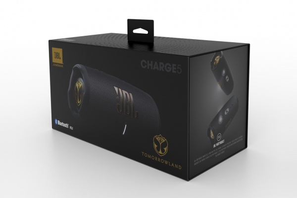 Портативная колонка JBL Charge 5 Tomorrowland Edition 1.1 black (JBLCHARGE5TMLEU)
