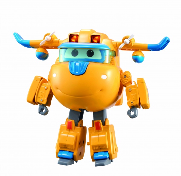 Іграшка-трансформер Super Wings Supercharge Lights&Sounds Donnie Донні світло звук EU740432 