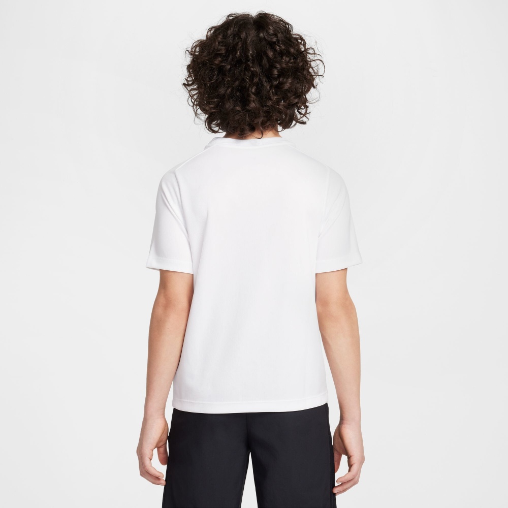 Футболка Nike B NK DF MULTI SS TOP HBR HF8100-100 р.M белый