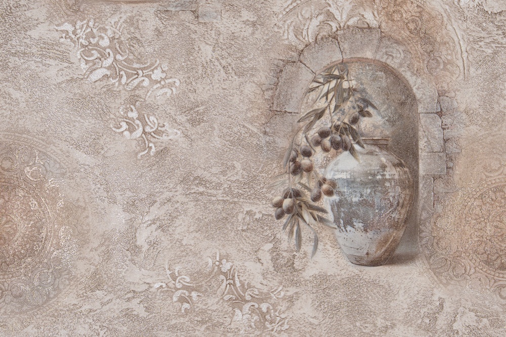 Обои виниловые на бумажной основе Славянские обои Expromt Греция 9136-05 0,53x10,05 м