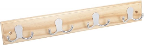 Гачки на планці VI тип 2 хром/сосна 027-4H