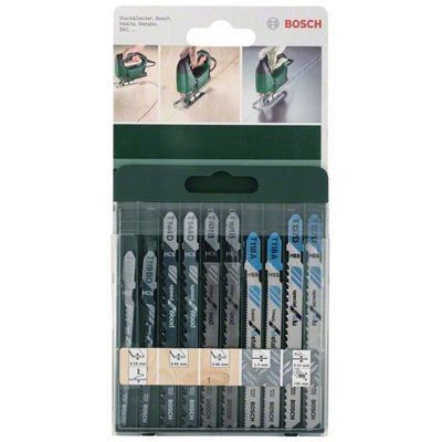 Набор полотен для лобзика Bosch 2609256746 10 шт