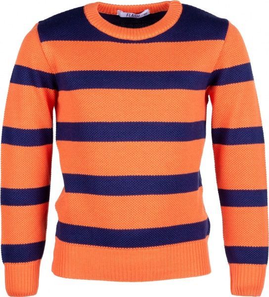 Джемпер Flash р.140 темно-синий с оранжевым 18B070-5-1111 