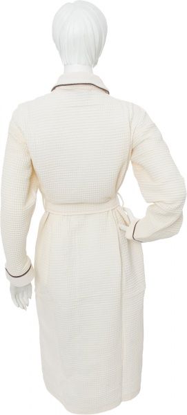 Халат вафельний Karna з кантом р. 3XL кремовий Aleron 