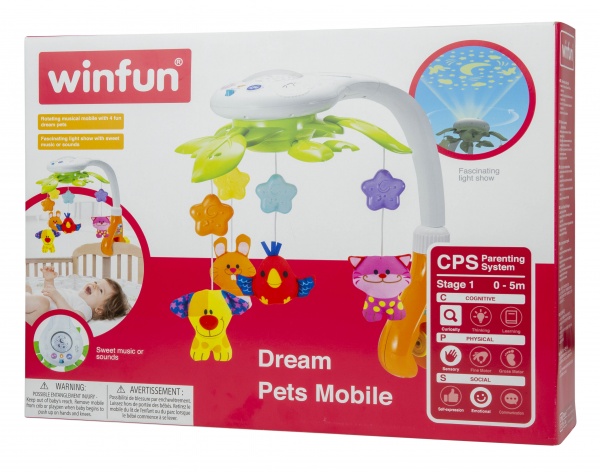 Мобіль Winfun Карусель на ліжечко 0845-NL