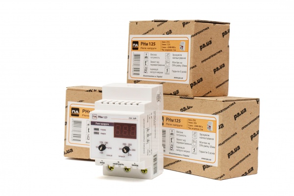 Реле напруги Промавтоматика РНм 125