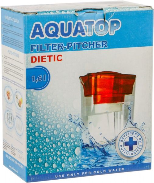 Фільтр-глечик Родинне джерело Aquatop Diet water жовтий