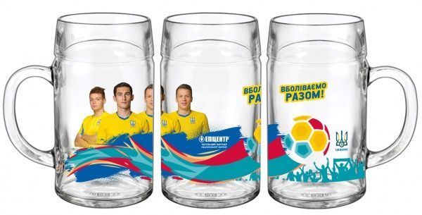 Кружка для пива Don Football 1000 мл 1 шт. Borgonovo 