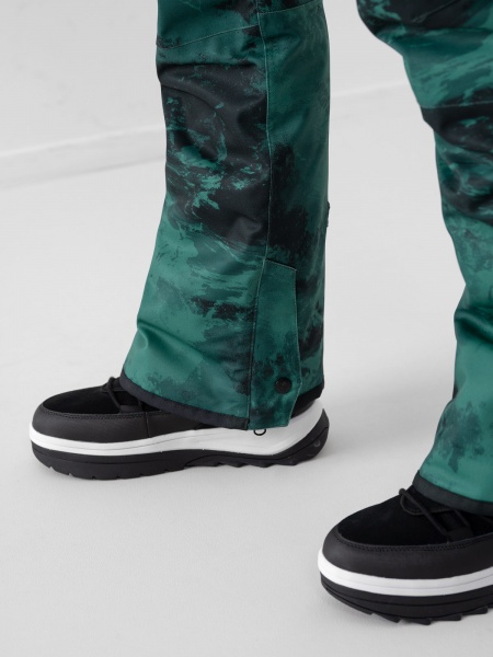 Брюки 4F D4Z21-SPDS201-40A р. XS зеленый с черным