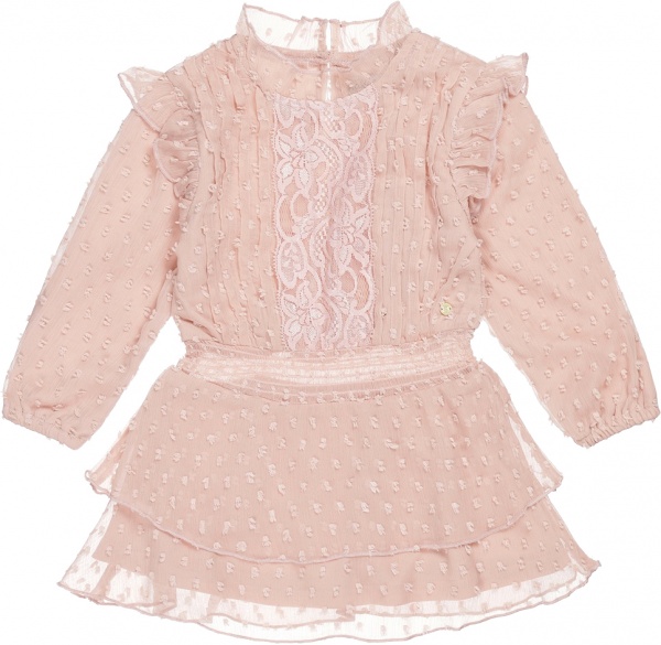 Платье Koko Noko с воланами U44910-37 р.122 розовый U44910-37 