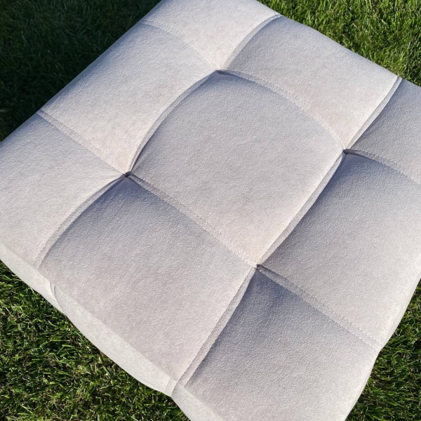 Пуф-трансформер з бежевого велюру 5 в 1 бежевий 