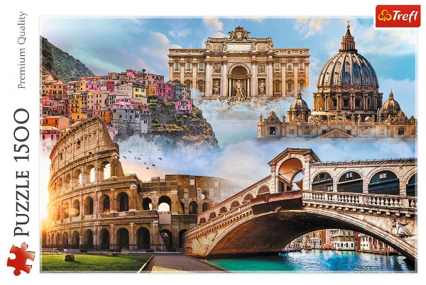 Пазл Trefl 1500 Улюблені місця Італія 26203