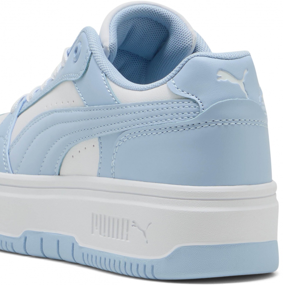 Кроссовки женские Puma Rebound Femme Low 40259205 р.37 белые с голубым