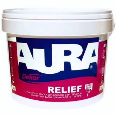 Фарба Aura Dekor Relief 9 л