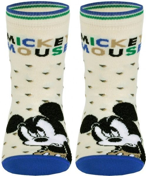 Шкарпетки дитячі Conte-Kids Disney Міккі Маус 349 17С-126СПМ р.18 капучино з малюнком 