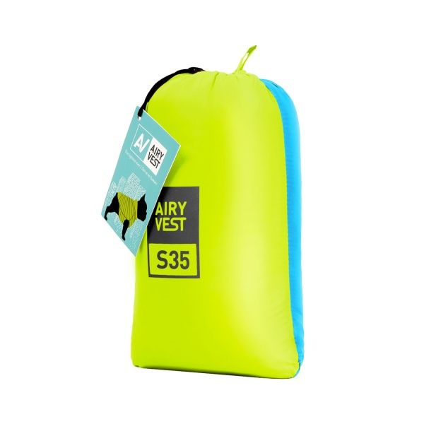 Куртка Airy Vest двухсторонняя для собак S35 салатово-голубая