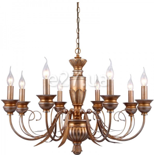 Люстра підвісна Arte Lamp DoraturaA9075LM-8GA 8x60 Вт E14 античне золото 