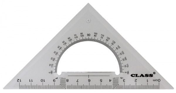 Треугольник 12 см 45° 9025 CLASS