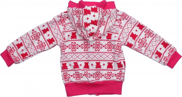 Комплект Фламінго святковий 674-513 білий із рожевим р.92 