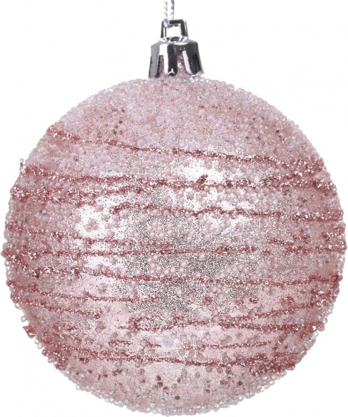 Набор елочных шаров с полосками d 80 мм 6 шт./уп.