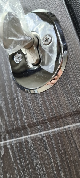 Двері вхідні Булат House-3 дуб графіт / дуб шале графіт 2050x850 мм праві