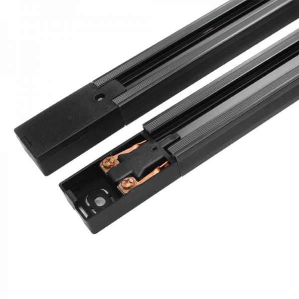 Шинопровод для трековых светильников CAB1200-P Feron 100 см черный 