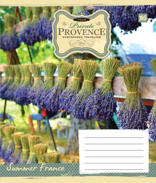 Комплект тетрадей Private provence 48 листов в клетку 10 шт. YES