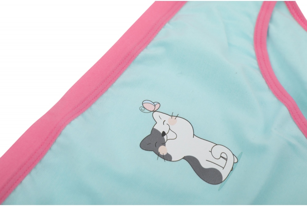 Набор трусов для девочек HW р.146-152 голубой/меланж A5-B5