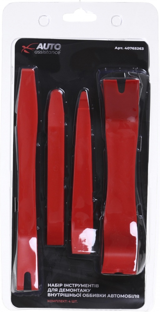 Набір інструментів Auto Assistance для зняття внутрішньої оббивки автомобіля 4 шт. AA1467D