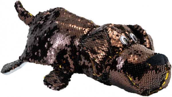 Мягкая игрушка ZooPrяtki с пайетками 2 в 1 Лабрадор-Кот 30 см 518IT-ZPR