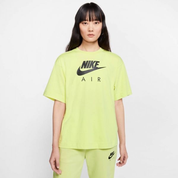 Футболка Nike W NSW AIR TOP SS BF CJ3105-367 XL салатовый