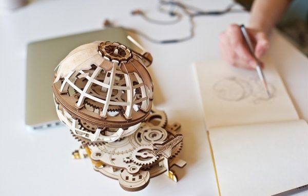 Дерев'яний 3D-конструктор UGEARS Глобус