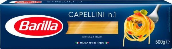 Макарони Barilla Capellini №1 500 г тонкі спагеті (8076800195019) 