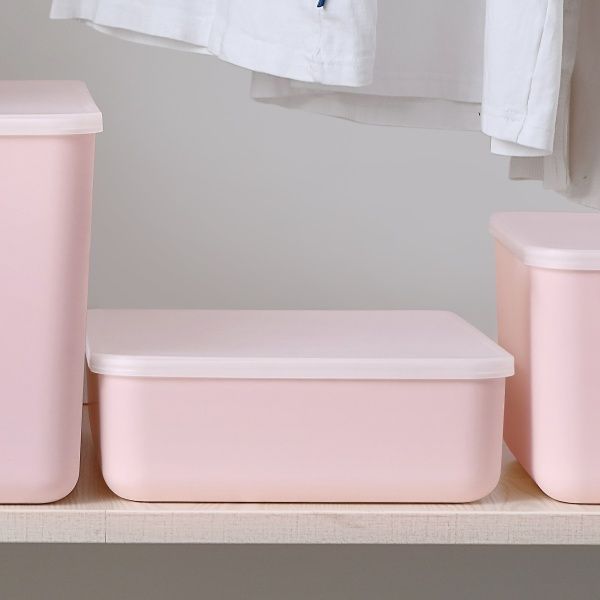 Ящик для зберігання MVM FH-12 LIGHT PINK 80x360x257 мм