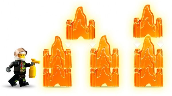 Конструктор LEGO City Спасательный пожарный вертолёт 60281