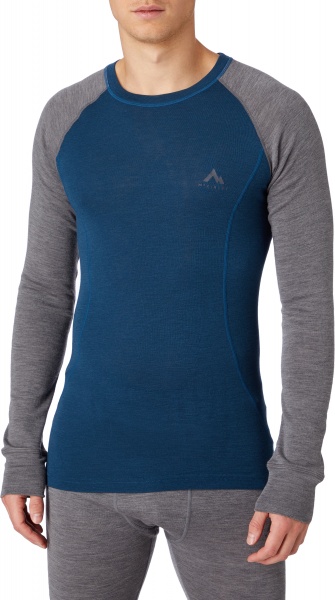 Футболка с длинным рукавом McKinley Riku II ux 408762-903911 р.2XL светло-серый меланж