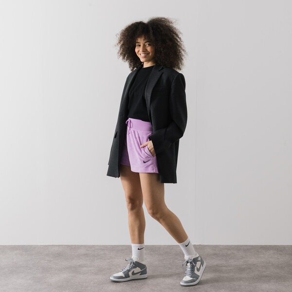 Шорти Nike W NSW TRRY SHORT MS FJ4899-532 р. S фіолетовий