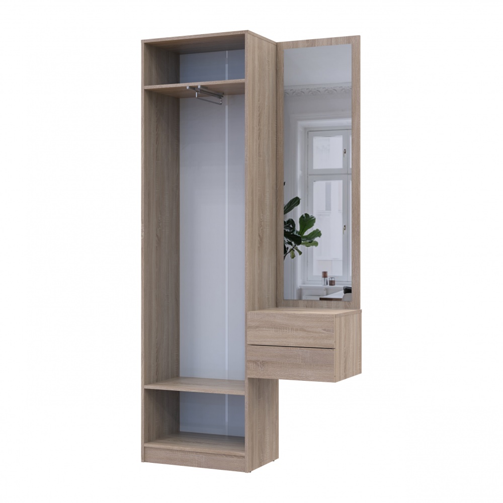 Прихожая Doros Сола 1+2 2150х1050х400 мм дуб сонома