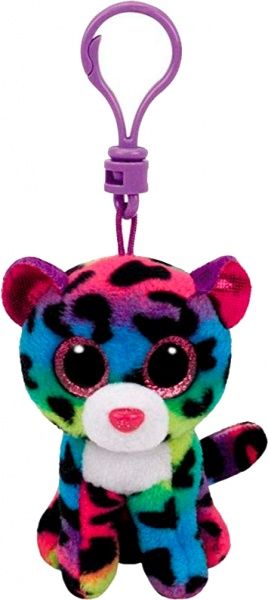 Игрушка-брелок TY Разноцветный леопард 35012 12 см 35012