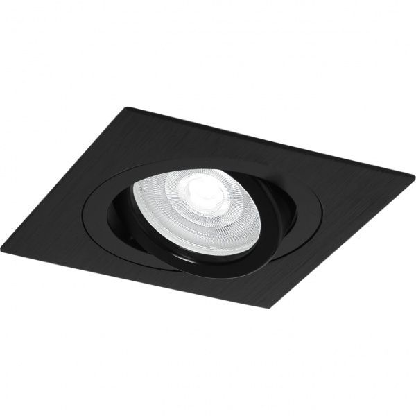 Светильник точечный Hopfen 50 Вт GU5.3 черный ALUM 1702 BK 